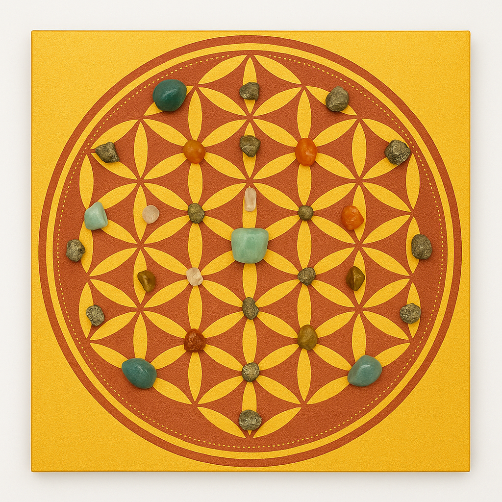 Flower of Life Crystal Grid Plate™