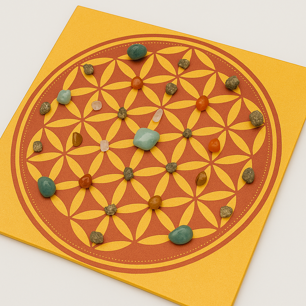 Flower of Life Crystal Grid Plate™