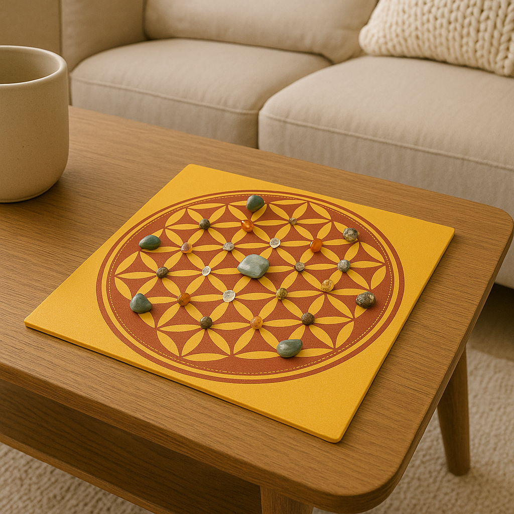 Flower of Life Crystal Grid Plate™